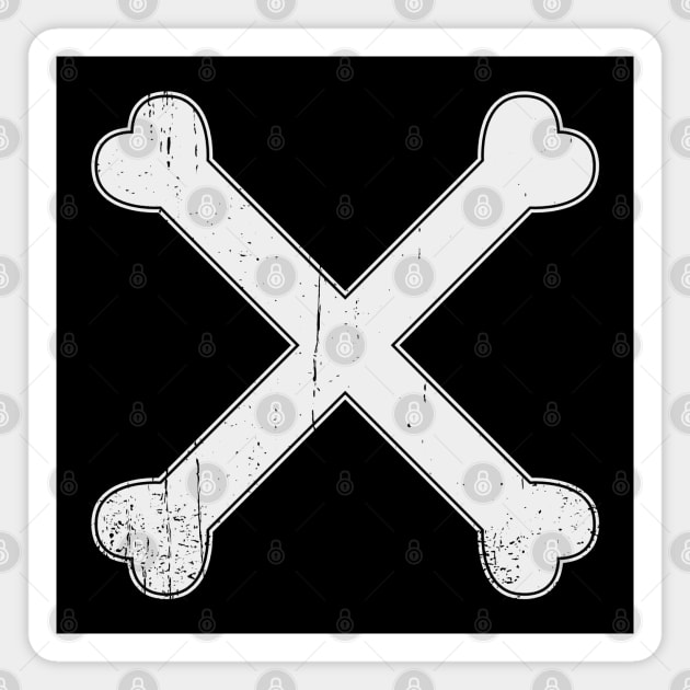 Crossed Bones Magnet by nickbeta